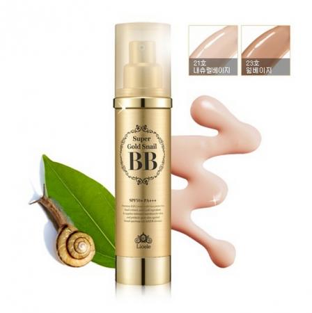 ЛЛ ББ крем с экстр. улитки и золотом  Lioele Super Gold Snail BB, SPF50 