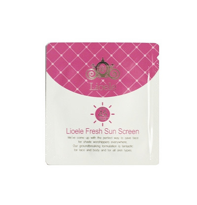 ЛЛ Крем солнцезащитный SPF45 PA++ (пробник) Lioele Fresh Sun Screen (SPF45/PA++) Pouch Sample