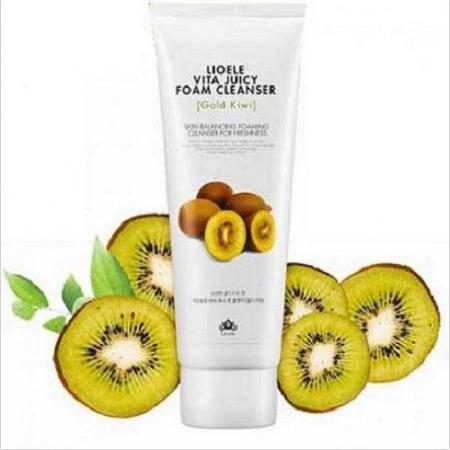 ЛЛ Пенка для умывания "Золотой киви" Lioele Vita Juicy Foam Cleanser Gold Kiwi