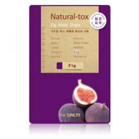 СМ Маска-детокс тканевая c экстрактом инжира Natural – tox Fig Mask Sheet