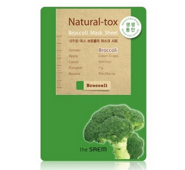 СМ Маска-детокс тканевая с экстрактом брокколи Natural – tox Broccoli Mask Sheet