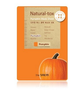 СМ Маска-детокс тканевая тыквенная Natural – tox Pumpkin Mask Sheet