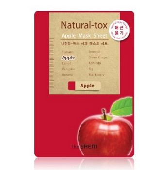 СМ Маска-детокс тканевая яблочная  Natural – tox  Apple Mask Sheet