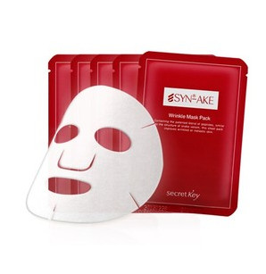 СК SYN-AKE Маска для лица гелевая с пептид змеин. яда SYN-AKE Anti Wrinkle & Whitening Mask 1P