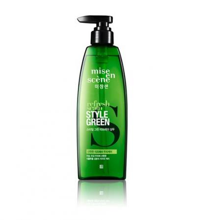 Шампунь для волос Mise-en-Scene Style Green Refresh Scalp Shampoo 550 мл