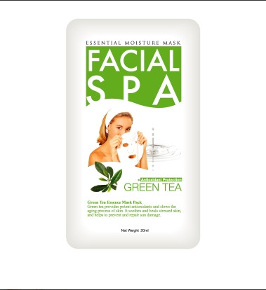 FACIAL SPA GREEN TEA SOOTHING ГЕЛЕВАЯ МАСКА С ЗЕЛЕНЫМ ЧАЕМ УСПОКАИВАЮЩАЯ (20 МЛ)