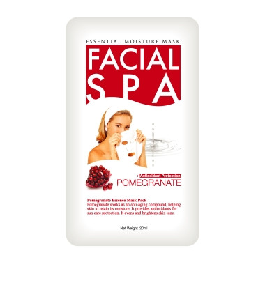 FACIAL SPA POMEGRANATE MOISTURIZING ГЕЛЕВАЯ МАСКА С ГРАНАТОМ УВЛАЖНЯЮЩАЯ (20 МЛ)